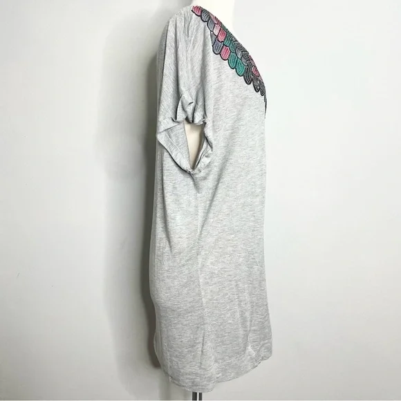 H&M Off Shoulder Short Sleeve Sequined Tunic Top - Picture 2 of 8